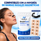 BreathPulse™ Recambios – 60 parches adhesivos (30 usos)