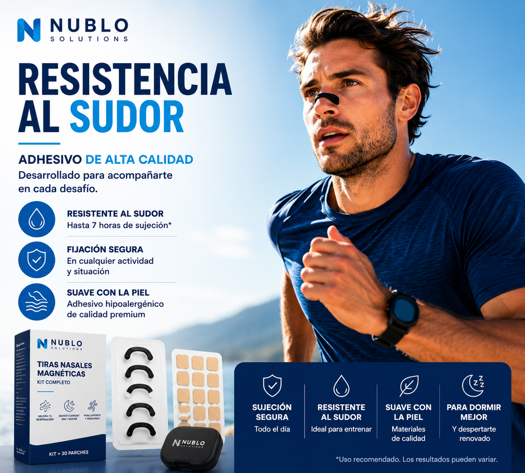 BreathPulse™ Starter Kit – Dilatador nasal magnético + 30 pares de parches