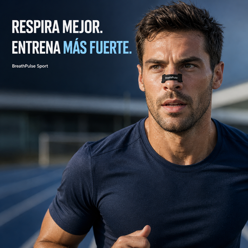 BreathPulse  Sport Tiras Nasales 30 unidades