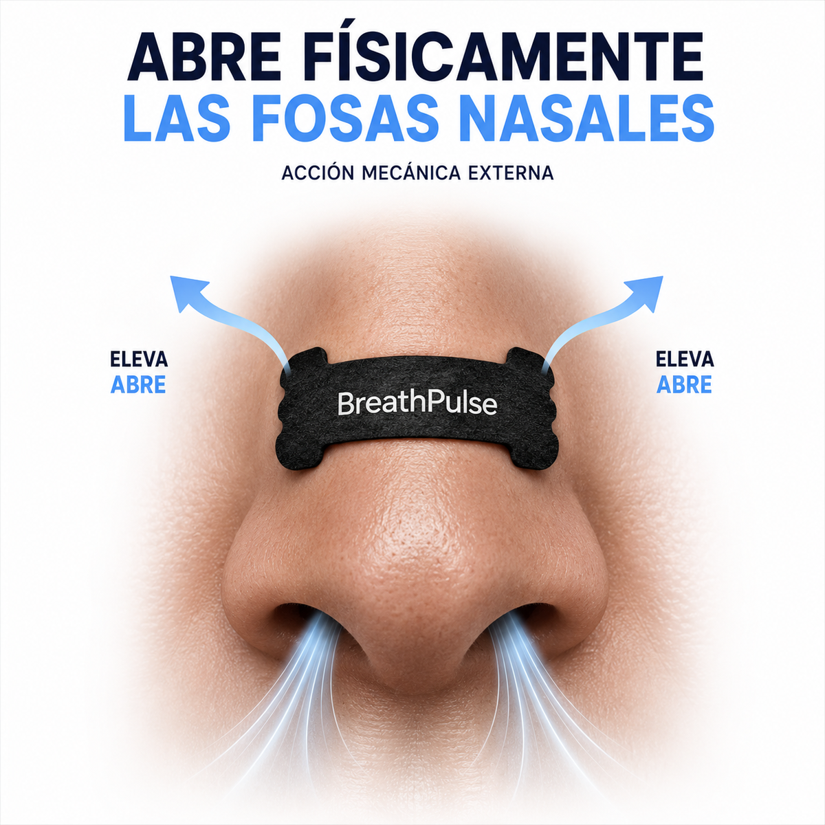 BreathPulse  Sport Tiras Nasales 30 unidades